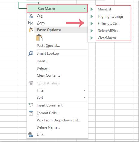 Các cách để chạy lệnh macro theo từng nhiệm vụ trong Excel